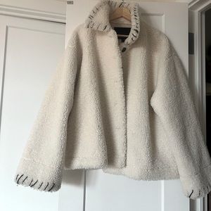 Faux shearling/teddy jacket